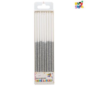 Party Store Velas Perladas Torneadas Doradas- Blister X 12 U